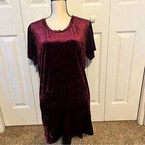 Contemporary Casuals Vintage Y2K Maroone Short Sleeve Mini Dress Size XL
